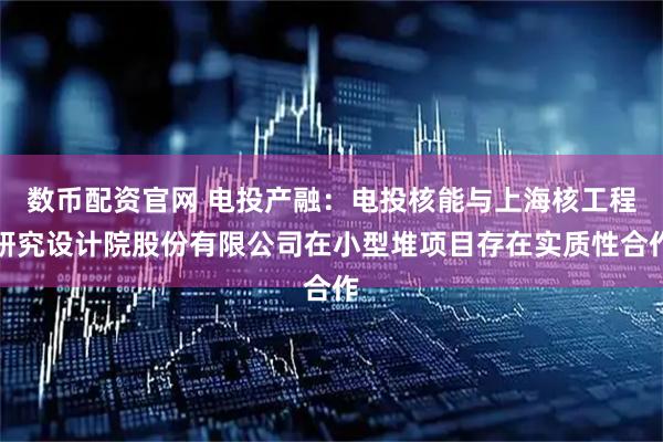 数币配资官网 电投产融：电投核能与上海核工程研究设计院股份有限公司在小型堆项目存在实质性合作